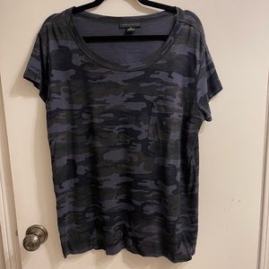 Sanctuary Blue Camo t-shirt. Never worn/without tags. Size XL